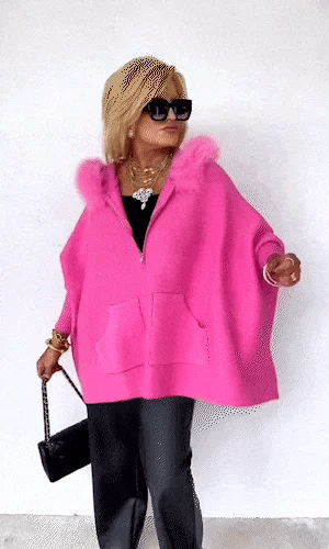 Veste à Capuche Babette en Maille